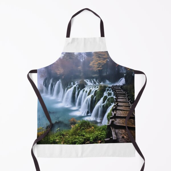 Item preview, A waterfall with a path leading to it designed and sold by johndesign88.