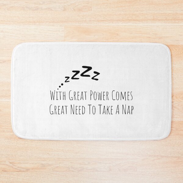 Item preview, With Great Power Comes Great Need To Take A Nap designed and sold by MushroomHut.