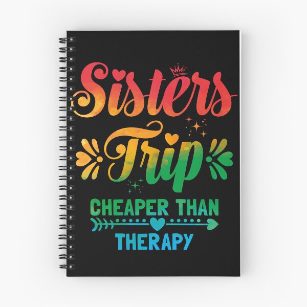 Item preview, Sisters Trip Cheaper Than Therapy 2024 Tie Dye Sister's Weekend Vacation Lover designed and sold by CREATIVE-TEE.