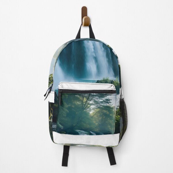 Item preview, A waterfall in a forest designed and sold by johndesign88.
