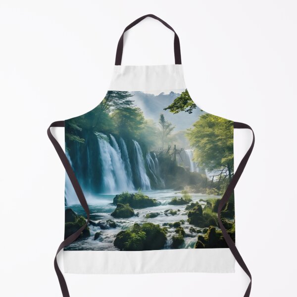 Item preview, A waterfall in a forest designed and sold by johndesign88.