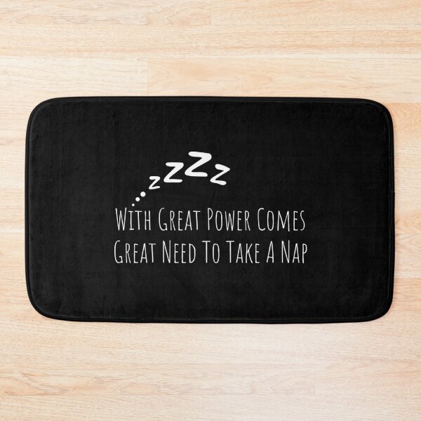 Item preview, With Great Power Comes Great Need To Take A Nap designed and sold by MushroomHut.