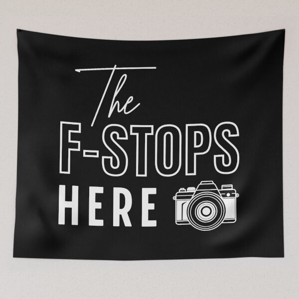 Item preview, The F-Stops Here (white) designed and sold by StonegateArt.