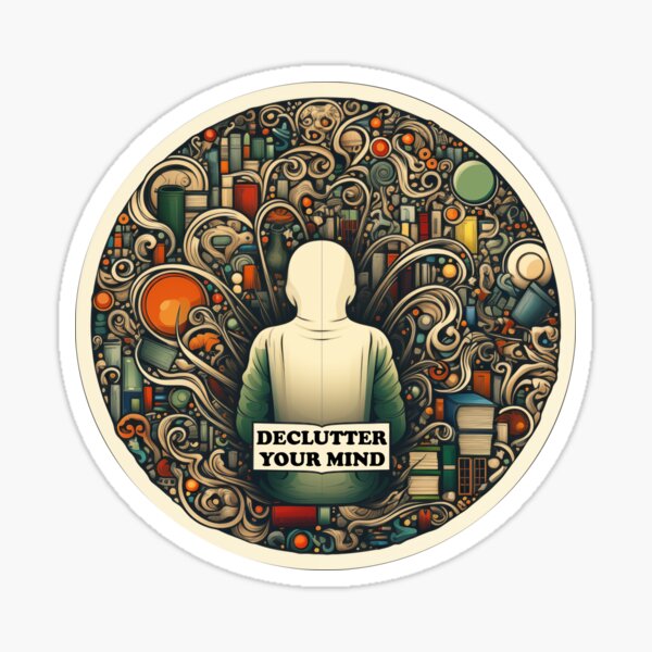 Item preview, Declutter Your Mind Abstract designed and sold by CoolMantras.