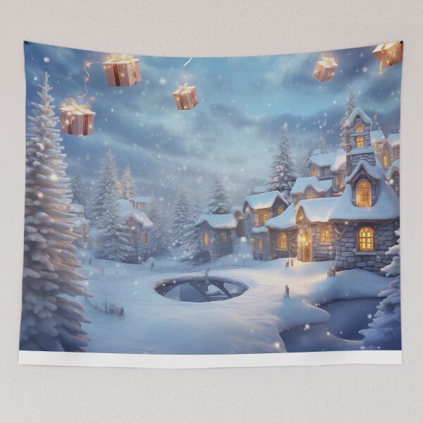 Item preview, Christmas celebration with gifts designed and sold by PopArtPulse.