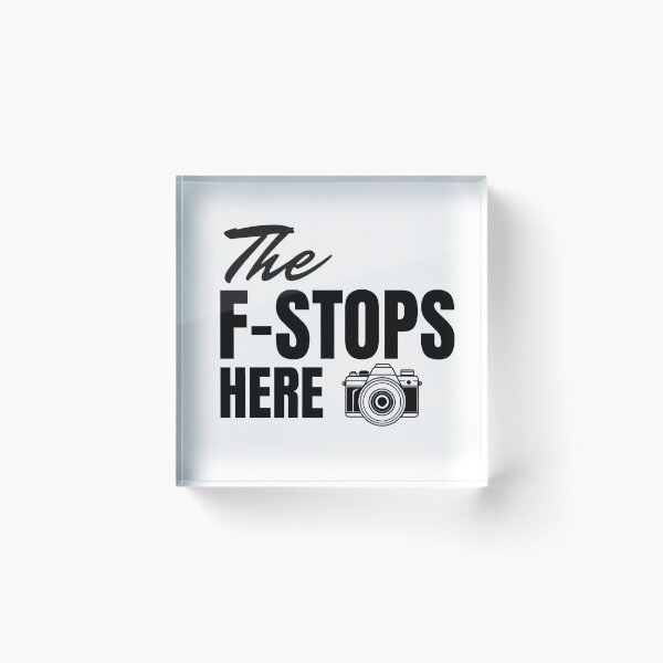 Item preview, The F-Stops Here (black) designed and sold by StonegateArt.