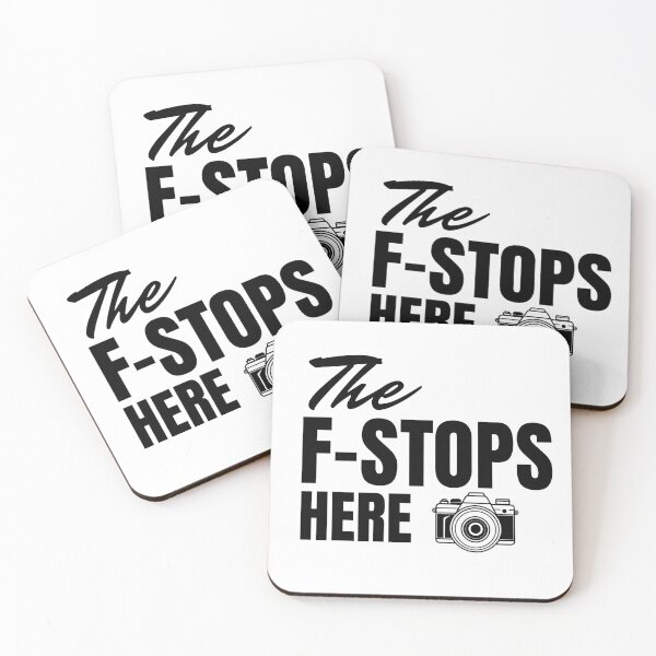 Item preview, The F-Stops Here (black) designed and sold by StonegateArt.