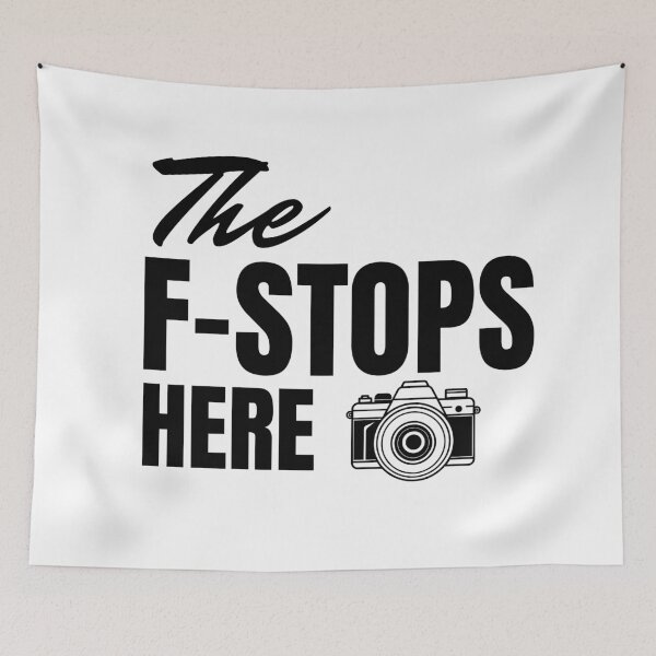 Item preview, The F-Stops Here (black) designed and sold by StonegateArt.