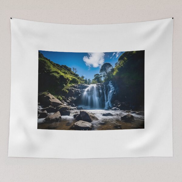Item preview, A waterfall in a forest designed and sold by johndesign88.