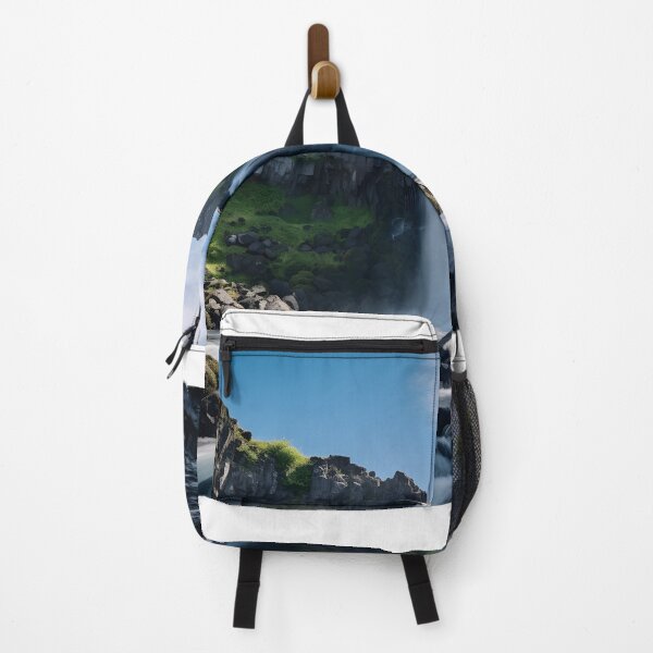 Item preview, A waterfall in a rocky area designed and sold by johndesign88.