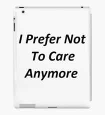 Show how you feel iPad Case/Skin
