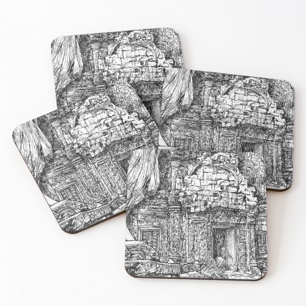 Item preview, ANGKOR WAT ink painting .1 designed and sold by lautir.
