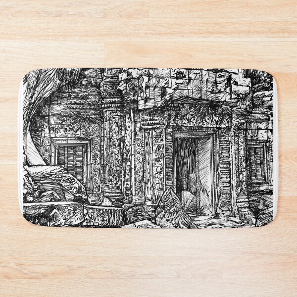 Item preview, ANGKOR WAT ink painting .1 designed and sold by lautir.
