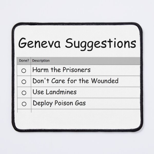 Item preview, Geneva Suggestions  designed and sold by BarracksWear.