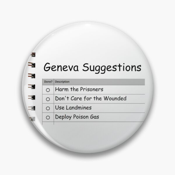 Item preview, Geneva Suggestions  designed and sold by BarracksWear.