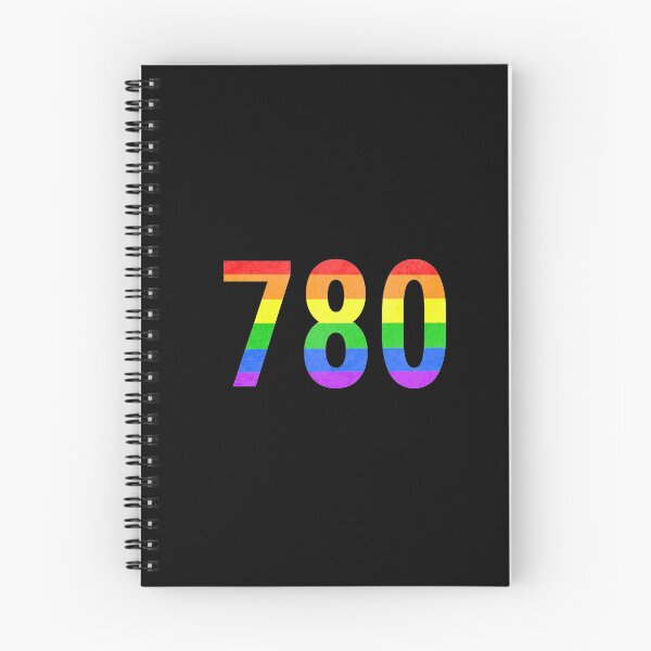 Item preview, 780 Alberta Area Code Pride - Black Background designed and sold by BackgroundPixel.