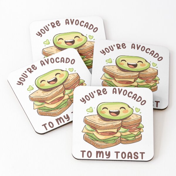 Item preview, Cute Avocado To A Toast Kawaii Style designed and sold by CosyTeal.