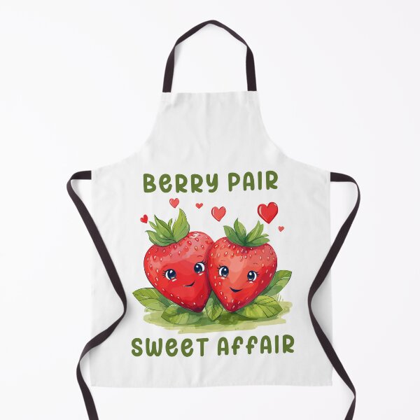 Item preview, Cute Strawberries Couple Berry Pair Kawaii Style designed and sold by CosyTeal.