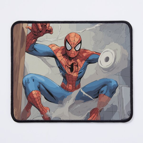 Item preview, Web-Slinging Spider: Spidey web-slinger Hilarious Toilet Paper roll across the bathroom designed and sold by SpideyUniversz.