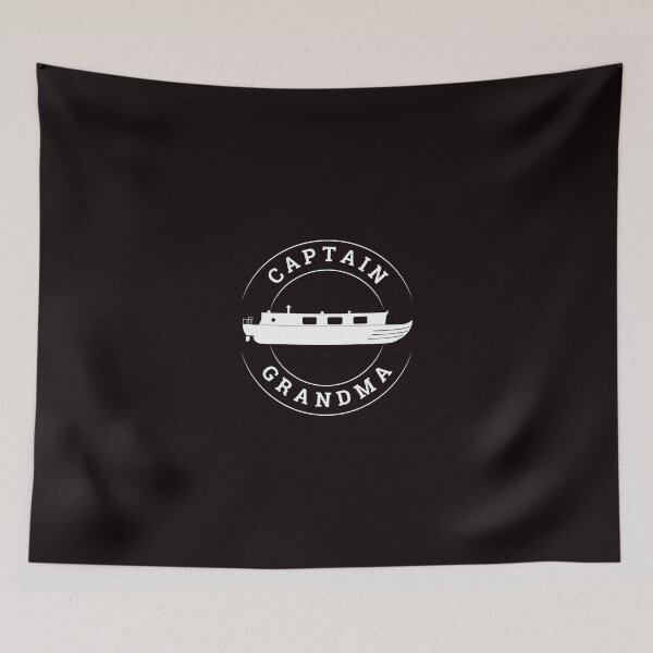 Item preview, Captain Grandma (wht-wht) designed and sold by canal-arts.