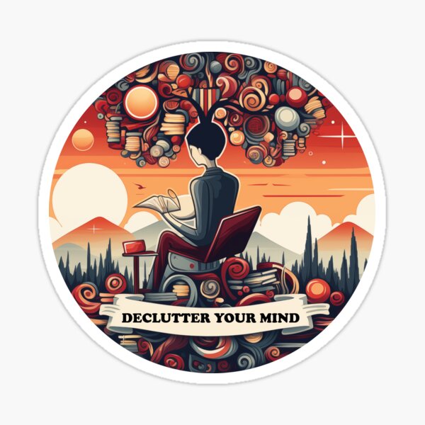 Item preview, Declutter Your Mind Abstract designed and sold by CoolMantras.