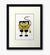 Scorpion Squarepants Framed Print