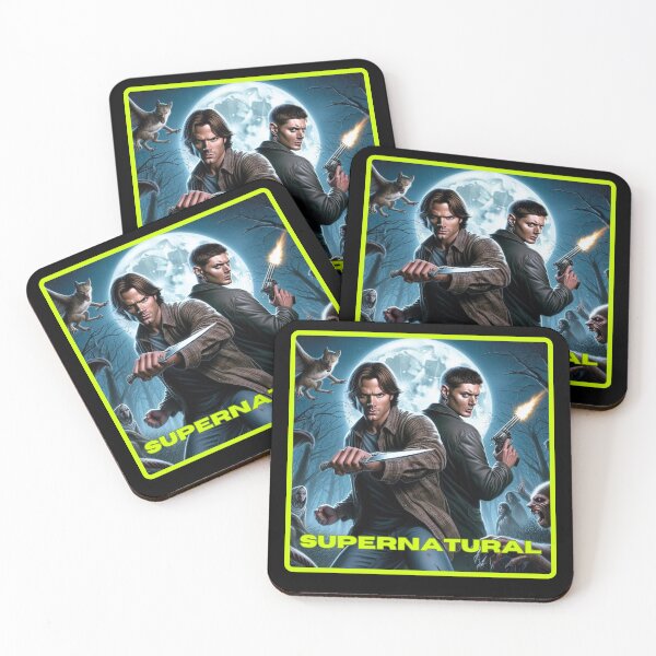 Item preview, Supernatural - Original Artwork by me - 1 of 9 Collection - collage of Sam and Dean Winchester fighting evil. designed and sold by Sunflower5576.