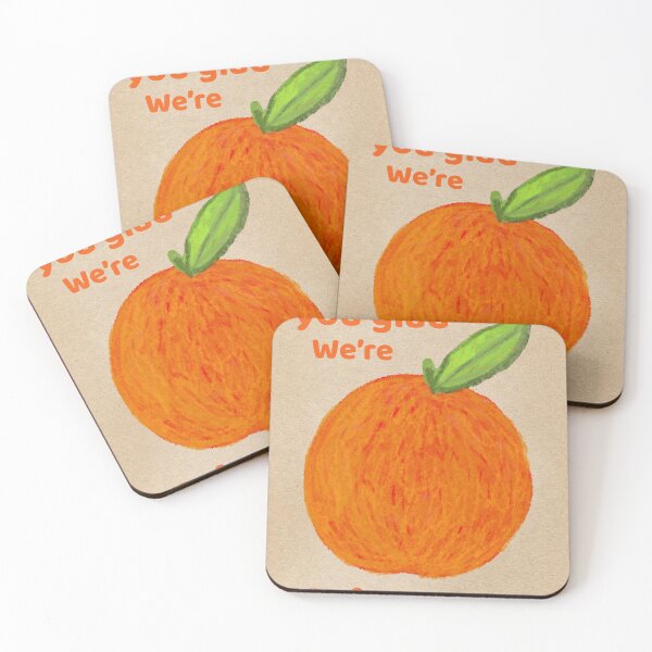 Item preview, Orange you glad we’re  Friends? designed and sold by tascha-doodles.