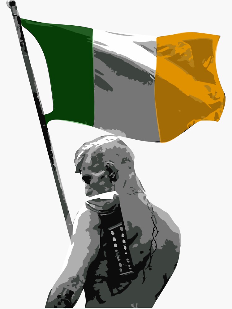 "Conor Mcgregor Irish Flag" Sticker For Sale By Bibinik | Redbubble