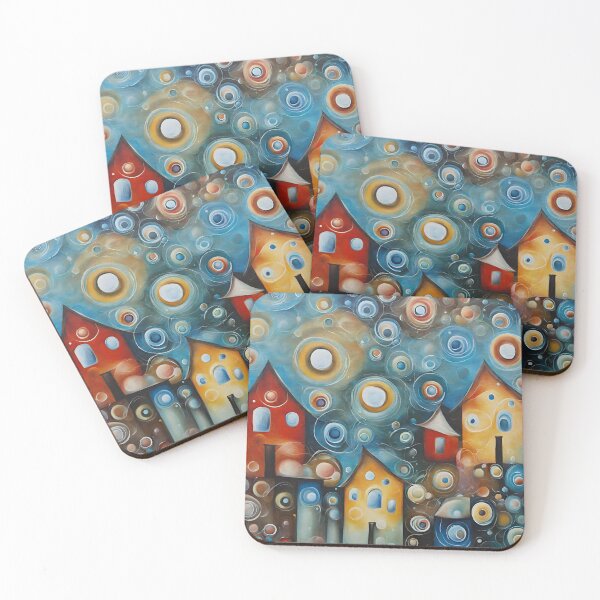 Item preview, Comic book project houses and multicolored bubble designed and sold by janjacbu.