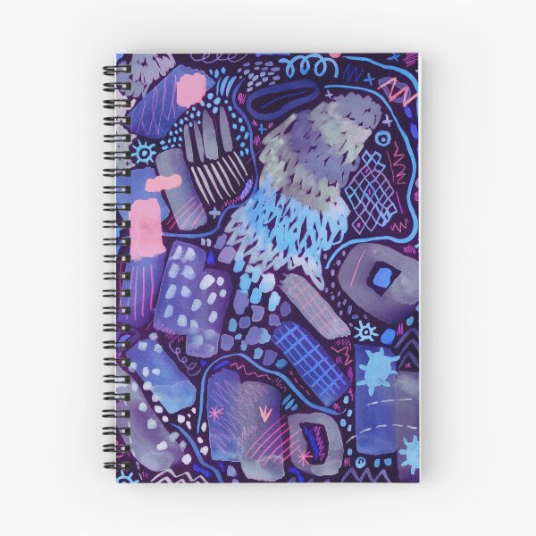 Aperçu de l'œuvre barbe à papa en bleu abstrait créée et vendue par AltheaTheThird.