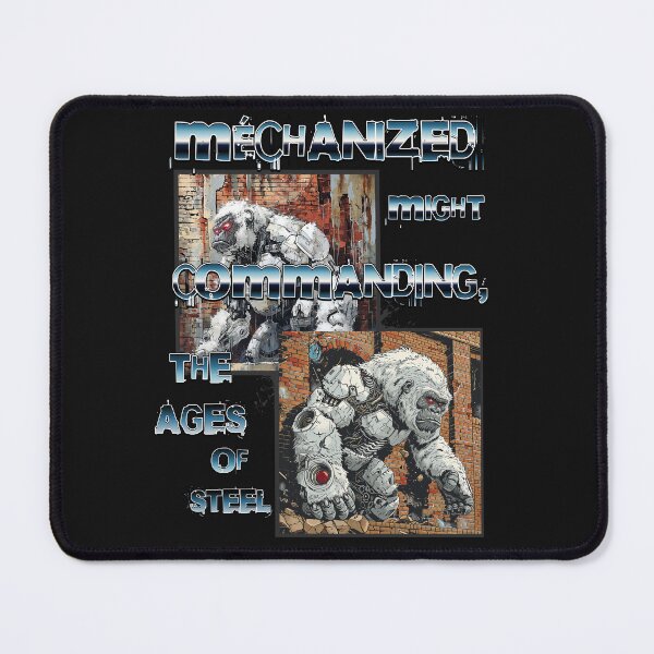 Item preview, Mechanized might command the age of steel. designed and sold by jean giosi.