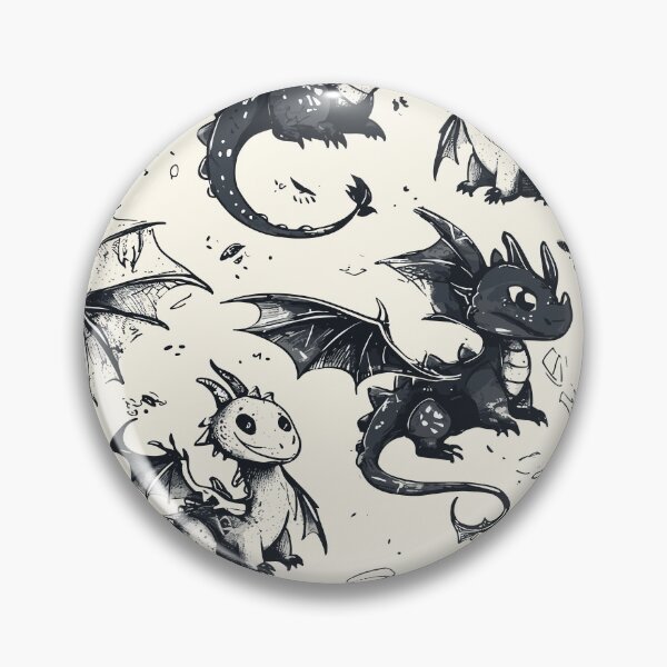 Artikelvorschau, Dragon Ink Pattern #1 entworfen und verkauft von DragonFantasia.