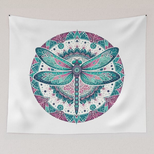 Item preview, Mandala for the Dragonfly designed and sold by BLUEFOX05.