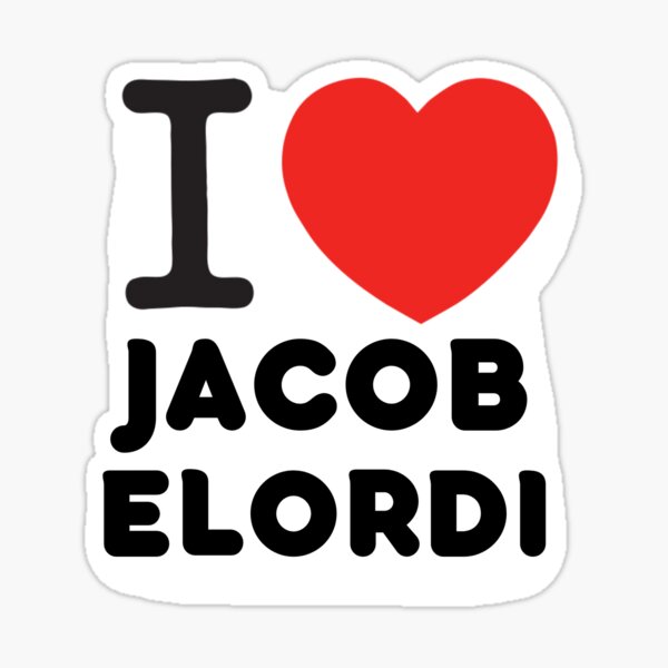Vista previa del artículo con la obra «amo a jacob elordi», diseñado y vendido por designsbyhopeca.