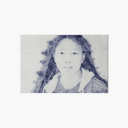 Item preview, Pencil Potrait Of Mengying xiao designed and sold by Shyamap Bhattacharyya.