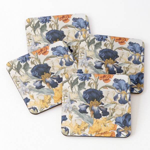 Item preview, Iris Tile 26: Royal Palette Velvet Kisses in Golden Sunbeams and Purple Fire designed and sold by TheBrainArt.