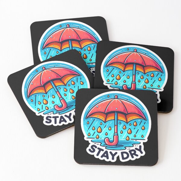 Item preview, Stay Dry - Umbrella Illustration designed and sold by MrERNST.