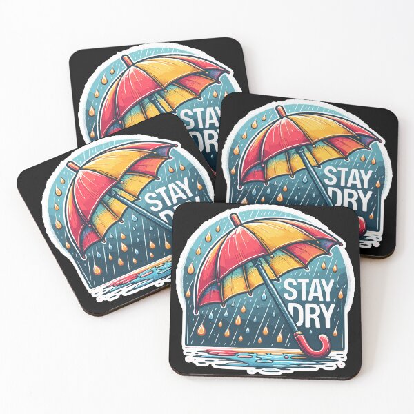 Item preview, Stay Dry - Umbrella Illustration designed and sold by MrERNST.