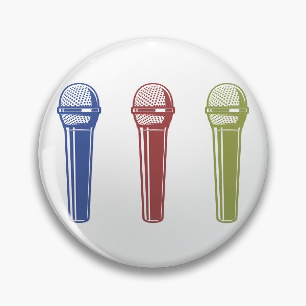 Item preview, 3MCs Color, Microphones designed and sold by PrintArt Studio.