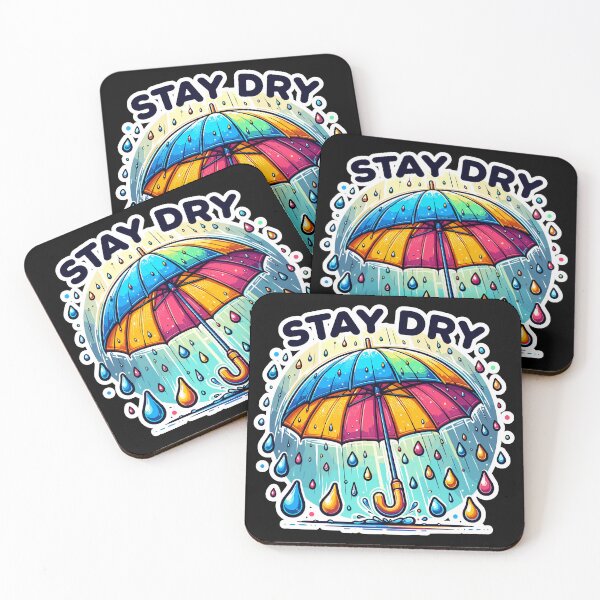 Item preview, Stay Dry - Umbrella Illustration designed and sold by MrERNST.