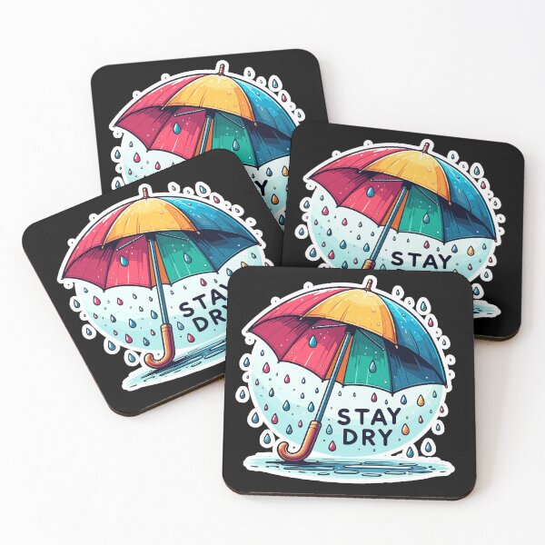 Item preview, Stay Dry - Umbrella Illustration designed and sold by MrERNST.