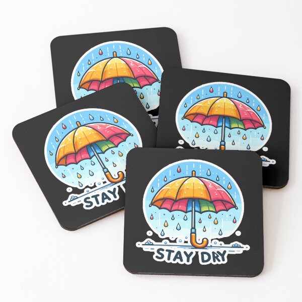 Item preview, Stay Dry - Umbrella Illustration designed and sold by MrERNST.