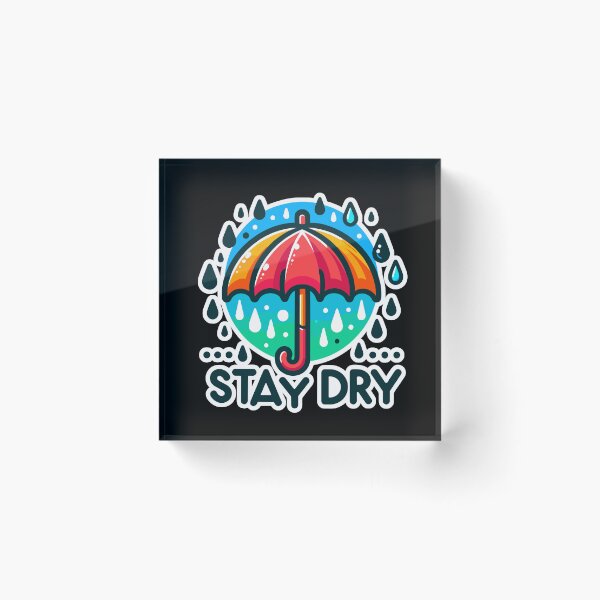 Item preview, Stay Dry - Umbrella Illustration designed and sold by MrERNST.
