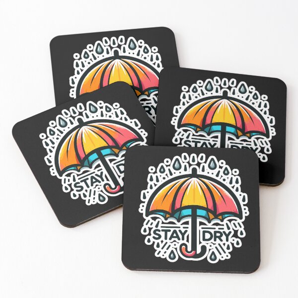 Item preview, Stay Dry - Umbrella Illustration designed and sold by MrERNST.