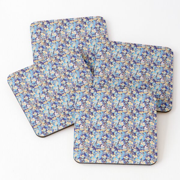 Item preview, Tiny Flowers - Bold Art Nouveau Freesia Dreams designed and sold by Iropagi.