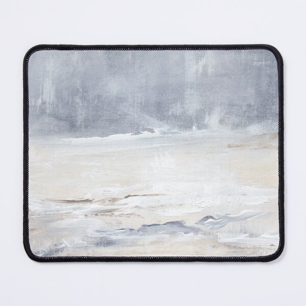 Item preview, Neutral Abstract Landscape Painting Modern Minimalist Gray Beige designed and sold by nlsdesignllc.