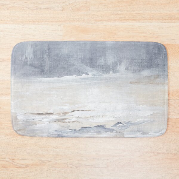 Item preview, Neutral Abstract Landscape Painting Modern Minimalist Gray Beige designed and sold by nlsdesignllc.