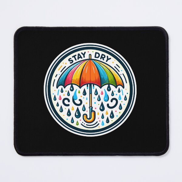 Item preview, Stay Dry - Umbrella Illustration designed and sold by MrERNST.