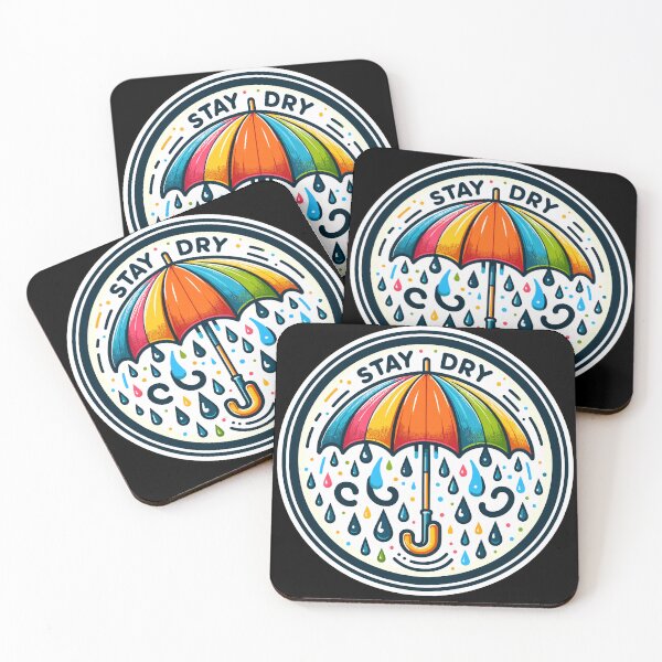 Item preview, Stay Dry - Umbrella Illustration designed and sold by MrERNST.